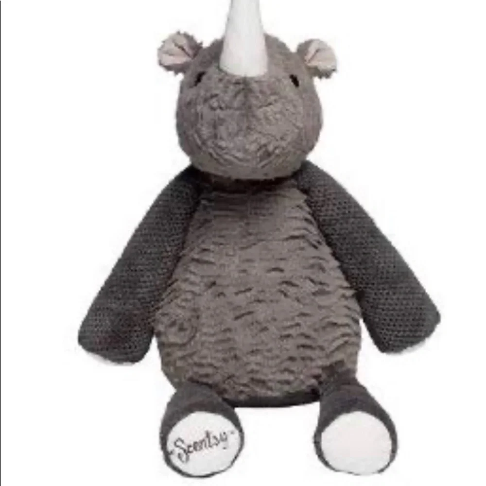 Scentsy Brand New Ruby The Rhino Gray Buddy